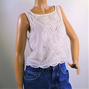 White Open Back Top You Are Not Alone